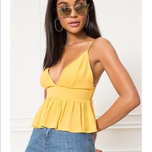 💛SUPERDOWN YELLOW TOP💛